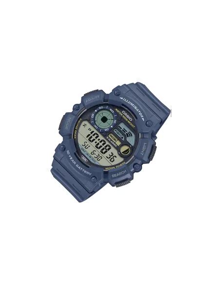 Reloj hombre deportivo Casio WS 1500H 2AV Fases Lunares 10 años batería