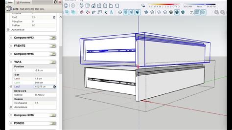 Componentes Dinamicos SketchUp Desde Cero Video 9 YouTube