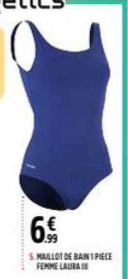 Promo Maillot De Bain Pi Ce Femme Laura Ii Energetics Chez Intersport