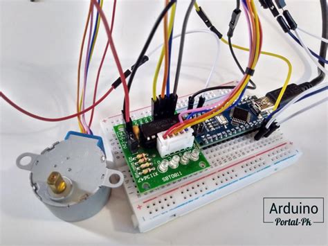 #21. Подключаем к Arduino Шаговый двигатель 28BYJ-48 на драйвере ULN2003