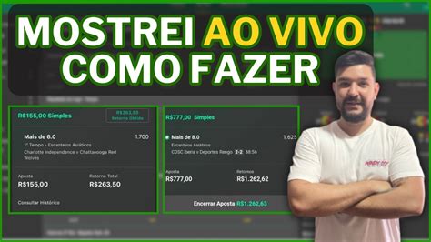 Mostrei Ao Vivo Como Se Faz Alavancagem De Banca Na Bet Essa