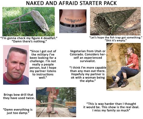 Naked And Afraid Starter Pack R Starterpacks