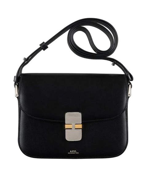 A P C Small Grace Bags In Black Lyst