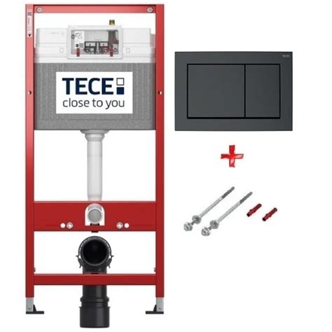 Структура за вграждане 3в1 TECE с бутон BASE черен мат 9400415 | Rosco