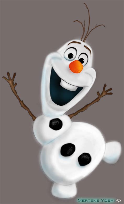 Disneys Frozen Olaf Digital Painting By Kiotho On Deviantart