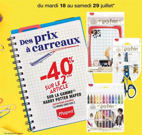 Promo La Gamme Harry Potter Maped Chez Cora Icataloguefr