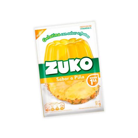 Super El Trebol Gelatina Zuko Piña 35 Grs