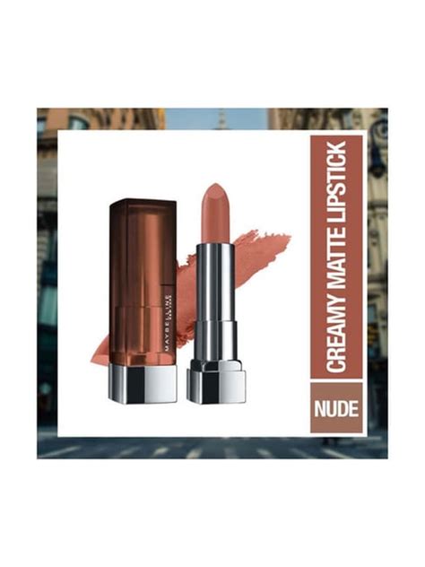Buy Maybelline New York Inti Nude Lipstick Toasted Brown Gm Online At Best Price Tata Cliq