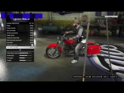 Gta Ps Tunando A Moto Do Franklin Bl Gameplays P Youtube