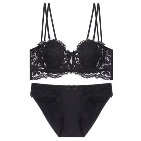 ENSEMBLE LINGERIE Femme Dentelle Sexy A Mode Antiderapante Confortable Respirante Noir