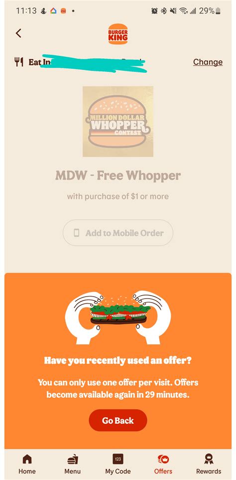 What the eff is this nonsense??? Have to wait an HOUR between offers