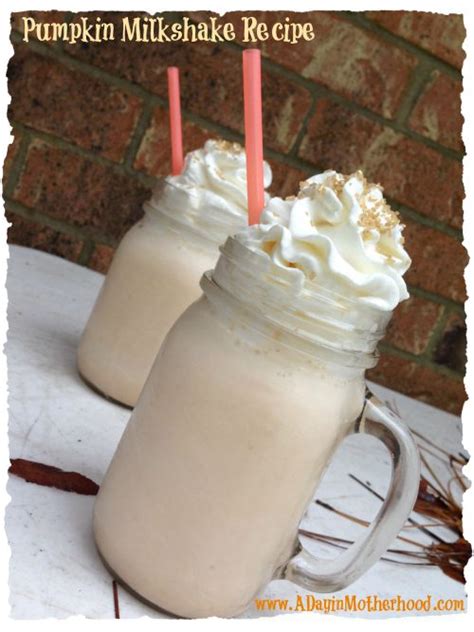 Pumpkin Milkshake Recipe Pumpkin Milkshake Recipe Milkshake Recipes