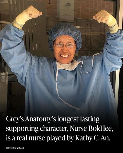 Any Grey’s Anatomy gurus? Check out this fun fact: Nurse BokHee is not