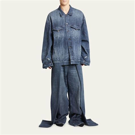 Deconstructed Oversized Denim Jacket Balenciaga Artofit