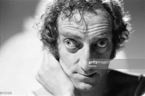 Comedian Marty Feldman Poses For Mirror Cameraman Ron Burton After