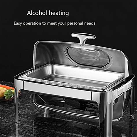 Csheon Food Heater Buffet Server And Heater Burner To Keep Food Warm Hot Pot Buffet Set With