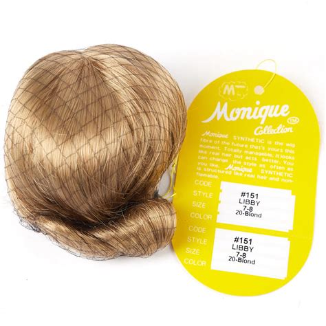 Monique Modacrylic Blonde Libby Doll Wig Doll Hair Doll Supplies Craft Supplies Factory