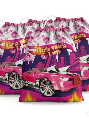 Sacolinha Lembrancinha Hot Wheels Pista De Corrida Elo7