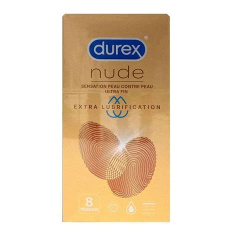Nude Extra lubrification préservatifs