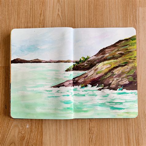 Sketchbook Landscapes - 9 days challenge - Online Class - Debasree Dey Art