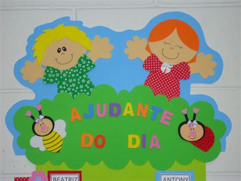 Painel Ajudante Do Dia - Painel Ajudante do Dia - SÓ ESCOLA