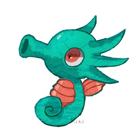 Shiny Horsea « Pokémon Fanart