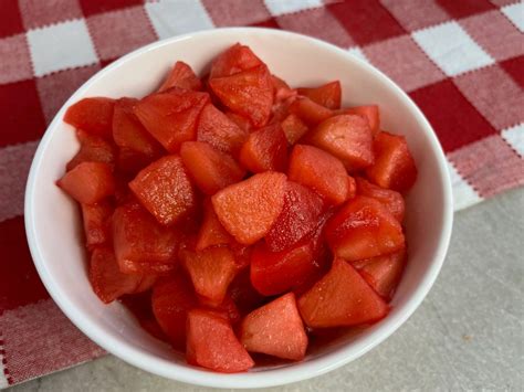 Red Hot Cinnamon Apple Side Dish Dina S Diner