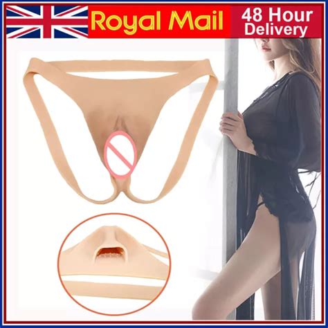 Insert Fake Vagina Camel Toe Gaff Control Panty Silicone Crossdresser