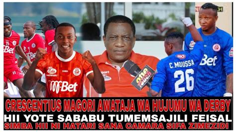 KIMENUKA Mjumbe WA Bodi Wa Simba Avujisha Siri Za Kuujumiwa Derby