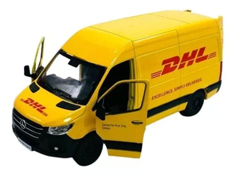 Mercedes Benz Sprinter Dhl Van 2020 Escala 1 48 Kinsmart En Venta En