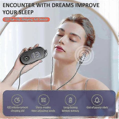 Sleep Aid Device, Vagus Nerve Stimulation Device With Ear Clips, Sleep