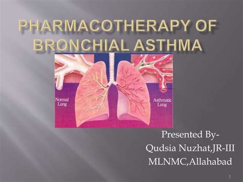 Pharmacotherapy Of Bronchial Asthma Ppt