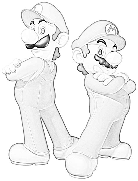 Mario and Luigi Sketch by Demetrax1 on DeviantArt