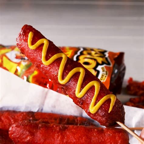 Flamin Hot Cheetos Make The Crispiest Corn Dogs Video Recipe