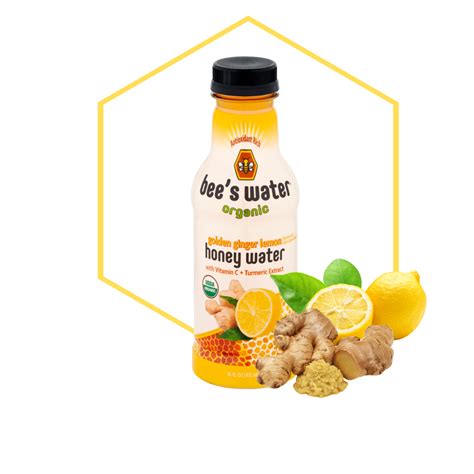 Golden Ginger Flavored Honey Water Drinks Beeswater