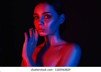 Nude Sexy Girl Neon Light Images Stock Photos D Objects Vectors Shutterstock