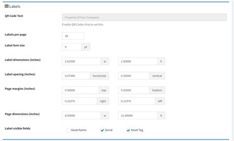 35 Asset Tag Label Maker - Labels Design Ideas 2020