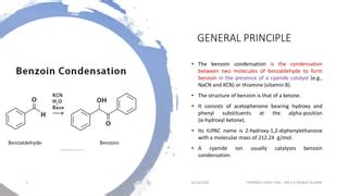 Benzoin condensation | PPT