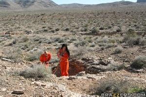 Raven Haired Inmate Strips Naked And Fucks XXX Dessert Picture