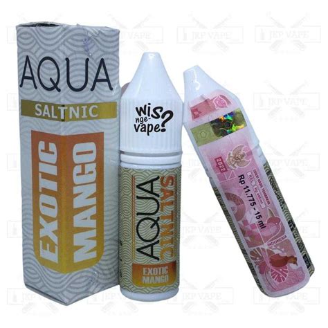 Jual Aqua SaltNic Exotic Mango 15ml Salt Nic Liquid Vape By