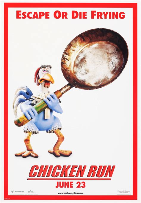 Chicken Run Movie Poster - Classic 00's Vintage Poster Print - prints4u