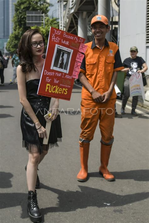 Peringatan Hari Perempuan Internasional Di Jakarta Antara Foto