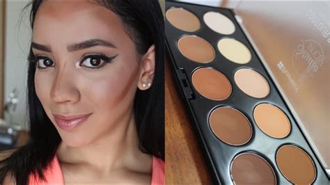 NEW BH Cosmetics Contour Palette Review How I Contour YouTube