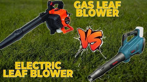 Gas Vs Electric Leaf Blower Exploring Their Similarities And Differences Which Is Superior