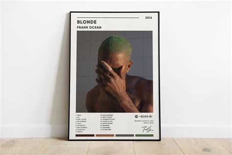 Frank Ocean Blonde Album Cover Poster Frank Ocean Blonde Po Inspire Uplift