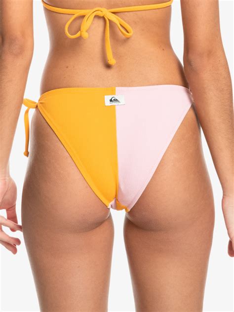 Colour Block Mutandina Bikini Con Nodo Laterale Da Donna Quiksilver