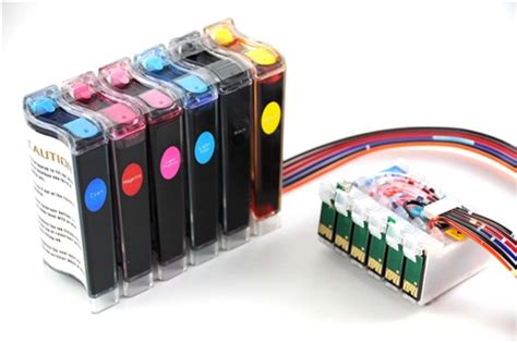 New Continuous Ink Supply System Ciss For Epson Artisan 1430 Printer