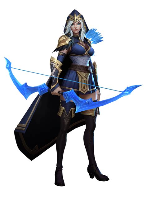 Ashe League Of Legends Render Png By Screwbattle On Deviantart