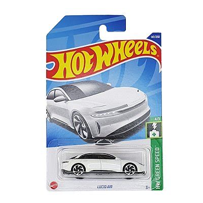 Hot Wheels Lucid Air Preto Mini Hunts