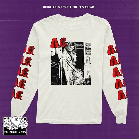 Jual Kaos T Shirt Baju Longsleeve Band ANAL CUNT Get High Suck Shopee Indonesia